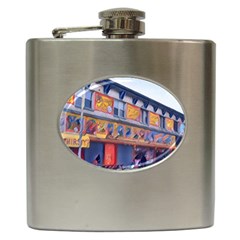 Coney Island Freak Show Hip Flask (6 Oz) by StarvingArtisan