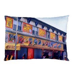 Coney Island Freak Show Pillow Case by StarvingArtisan