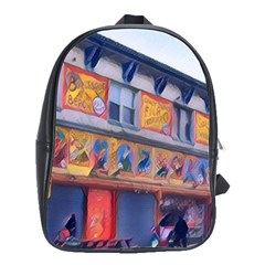 Coney Island Freak Show School Bag (large) by StarvingArtisan