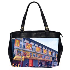 Coney Island Freak Show Oversize Office Handbag (2 Sides) by StarvingArtisan