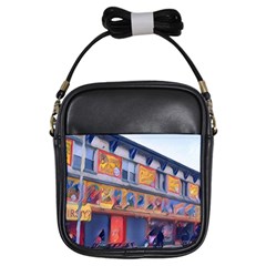 Coney Island Freak Show Girls Sling Bag by StarvingArtisan