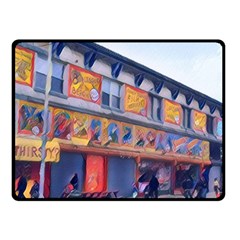 Coney Island Freak Show Double Sided Fleece Blanket (small) 