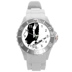 J E L R D C Round Plastic Sport Watch (l) by StarvingArtisan