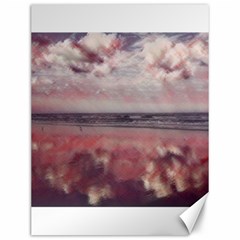 Cloud Reflections On The Beach Canvas 12  X 16  by StarvingArtisan