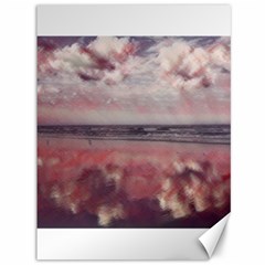 Cloud Reflections On The Beach Canvas 36  X 48  by StarvingArtisan