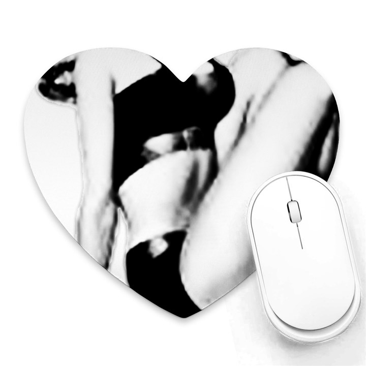 Pinup Girl Heart Mousepads