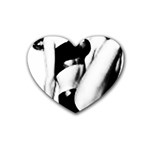 Pinup Girl Rubber Coaster (Heart)  Front