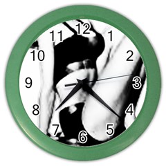 Pinup Girl Color Wall Clock by StarvingArtisan