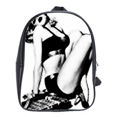 Pinup Girl School Bag (large) by StarvingArtisan