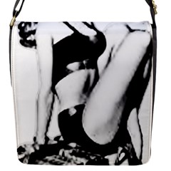 Pinup Girl Flap Closure Messenger Bag (s) by StarvingArtisan