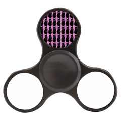 Cat Silouette Pattern Pink Finger Spinner