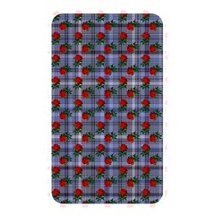 Roses Blue Plaid Memory Card Reader (rectangular) by snowwhitegirl