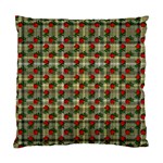 Roses Yellow Plaid Standard Cushion Case (One Side) Front