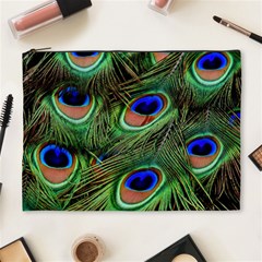 Peacock Feathers Cosmetic Bag (xl) by snowwhitegirl