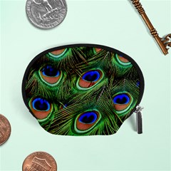 Peacock Feathers Accessory Pouch (small) by snowwhitegirl