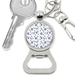 Duck Family Blue Pattern Bottle Opener Key Chains by snowwhitegirl