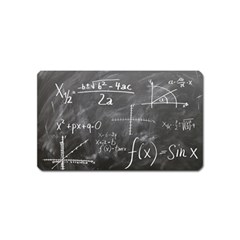 Mathematics Magnet (name Card) by snowwhitegirl