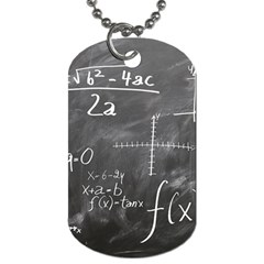 Mathematics Dog Tag (two Sides) by snowwhitegirl