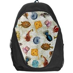 Sea World Vintage Pattern Backpack Bag by Valentinaart