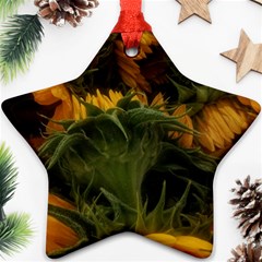 Bunch Of Sunflowers Ornament (star)