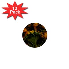 Bunch Of Sunflowers 1  Mini Buttons (10 Pack) 