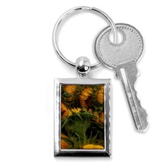 Bunch Of Sunflowers Key Chains (rectangle) 