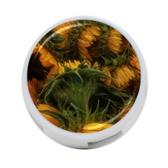 Bunch Of Sunflowers 4-port Usb Hub (one Side) by okhismakingart