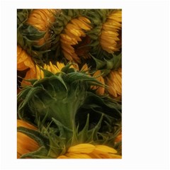 Bunch Of Sunflowers Large Garden Flag (two Sides) by okhismakingart