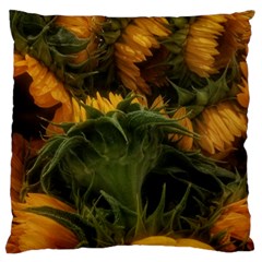 Bunch Of Sunflowers Large Cushion Case (one Side)