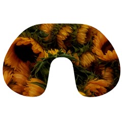 Bunch Of Sunflowers Travel Neck Pillows