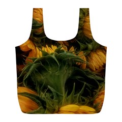 Bunch Of Sunflowers Full Print Recycle Bag (l)