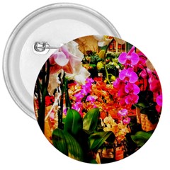 Orchids In The Market 3  Buttons by okhismakingart