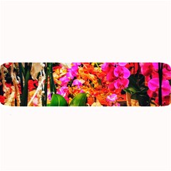 Orchids In The Market Large Bar Mats by okhismakingart