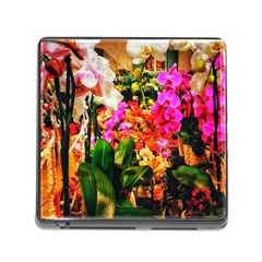 Orchids In The Market Memory Card Reader (square 5 Slot)