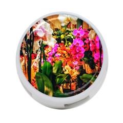 Orchids In The Market 4-port Usb Hub (two Sides) by okhismakingart