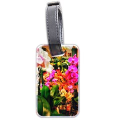 Orchids In The Market Luggage Tags (two Sides) by okhismakingart