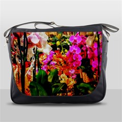 Orchids In The Market Messenger Bag