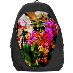 Orchids In The Market Backpack Bag