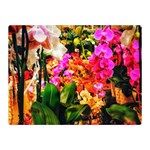 Orchids in the Market Double Sided Flano Blanket (Mini)  35 x27  Blanket Front