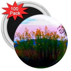 Field Of Goldenrod 3  Magnets (100 Pack) by okhismakingart