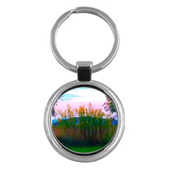 Field Of Goldenrod Key Chains (round)  by okhismakingart