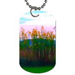 Field Of Goldenrod Dog Tag (one Side)