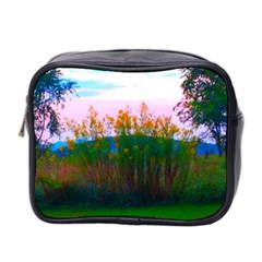 Field Of Goldenrod Mini Toiletries Bag (two Sides)