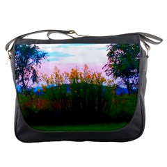 Field Of Goldenrod Messenger Bag by okhismakingart