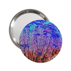 Sedum and Turquoise 2.25  Handbag Mirror