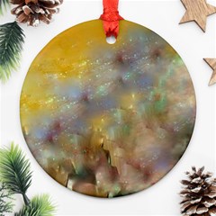 Abstract: Candle And Nail Polish Ornament (round) by okhismakingart