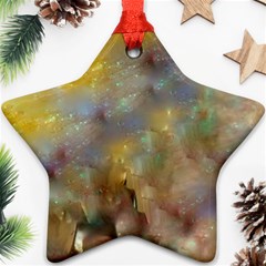 Abstract: Candle And Nail Polish Ornament (star) by okhismakingart