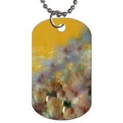 Abstract: Candle And Nail Polish Dog Tag (two Sides) by okhismakingart