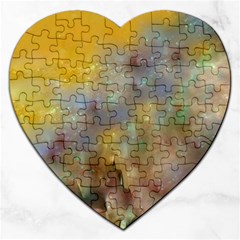 Abstract: Candle And Nail Polish Jigsaw Puzzle (heart) by okhismakingart