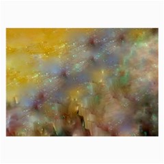 Abstract: Candle And Nail Polish Large Glasses Cloth (2-side) by okhismakingart